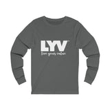 LYV (live your value) Unisex Jersey Long Sleeve Tee Big LYV Design no Signature