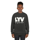 LYV (live your value) Unisex Sweatshirt Black with Signature
