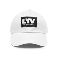 LYV (live your value) Hat with Leather Patch (Rectangle)