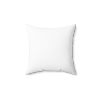 LYV Spun Polyester Square Pillow White