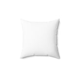 LYV Spun Polyester Square Pillow White