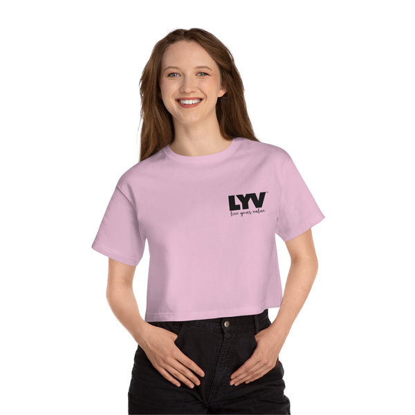 LYV Limited Edition Champion Women's Heritage Cropped T-Shirt