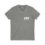 LYV (live you value) Unisex Jersey Short Sleeve V-Neck Tee Design B