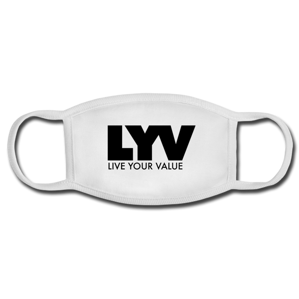 LYV Face Mask - white/white